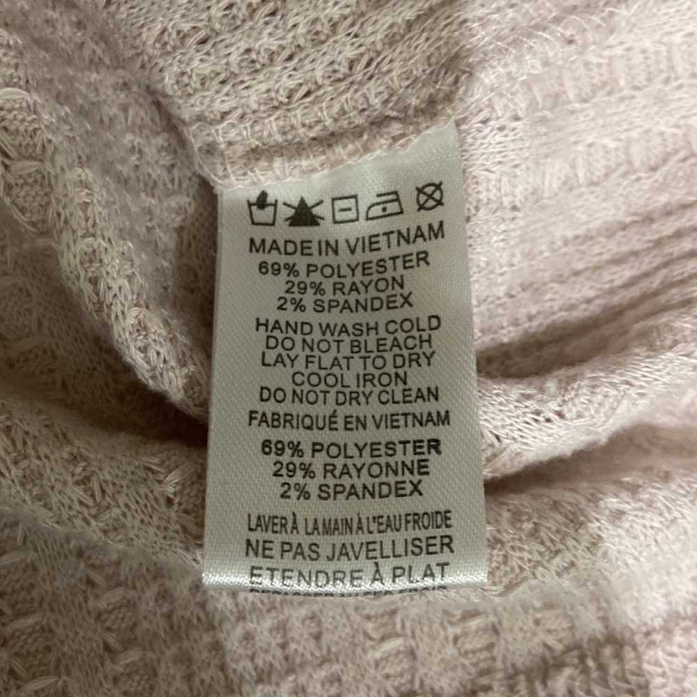 Paper Crane Medium Blush Colored Button Down With… - image 7